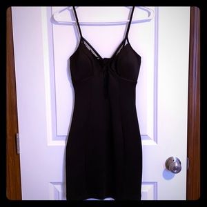 NastyGal sexy lace black bodycon mini dress